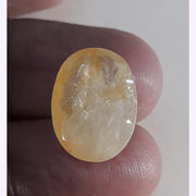 13.51 Ratti Yellow Sapphire with Govt Lab Certificate-(4551)